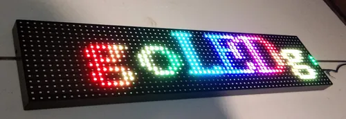 Vista 6 de Señal LED a todo color RGB Splash impermeable programable desplazamiento LED mensaje marquesina signo
