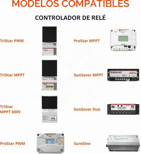Vista 2 de Morningstar Relay Driver (RD-1) - Módulo lógico programable - Proporciona funciones de control del sistema de alto nivel, incluyendo alarmas de alto