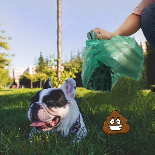 Vista 4 de 240 bolsas de excremento para perros, bolsa gruesa a prueba
