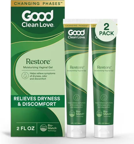 Vista 10 de Good Clean Love Restore - Gel vaginal hidratante, hidratante vaginal equilibrado con pH, cuidado femenino a base de agua con aloe vera y ácido