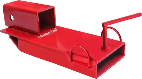 Vista 5 de Accesorio de enganche de remolque para montacargas, 1 adaptador de remolque de horquilla de paleta, apto para receptor de enganche de carretilla