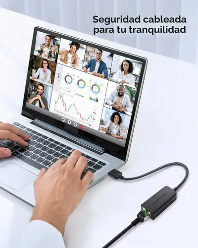 Vista 3 de Cable Matters Adaptador USB 2.0 a Ethernet, Plug & Play
