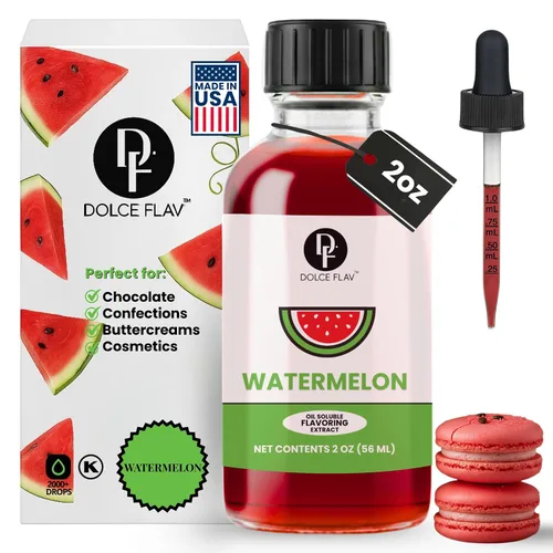 Vista 11 de Dolce Flav - Extracto de manzana 2 onzas soluble en aceite, kosher, sin azúcar, saborizante concentrado de manzana crujiente para hornear
