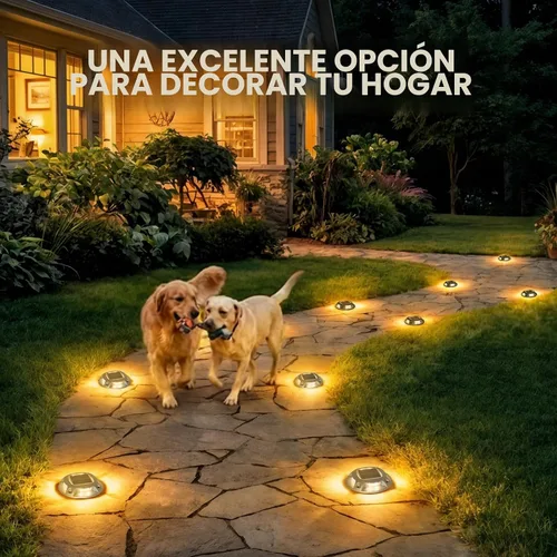 Vista 8 de AGPTEK Luz solar para entrada al aire libre, 1 paquete, 2 modos