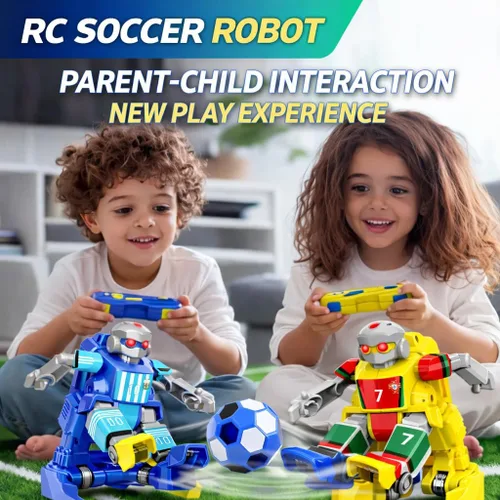 Vista 2 de ANTSIR Robot teledirigido juego de fútbol interior Battlebots para niños
