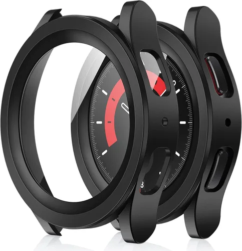 Vista 10 de Amizee Paquete de 2 fundas protectoras de pantalla compatibles con Samsung Galaxy Watch Ultra (2025/2024) de 1.772 pulgadas, con protector de negro