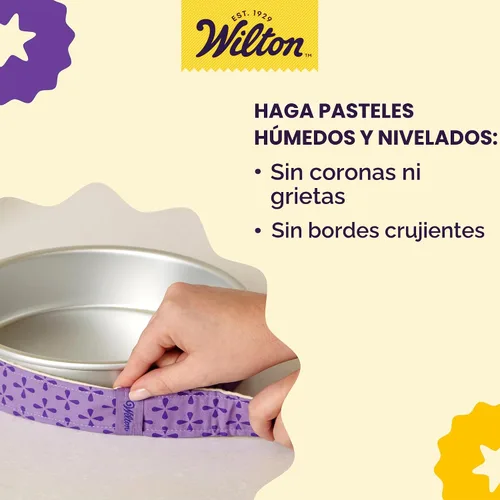 Vista 6 de Juego de cintas para hornear de Wilton, Púrpura