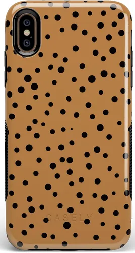 Vista 34 de Casely Funda para iPhone Xs Max Funda con estampado de festival (solo buenas vibraciones)