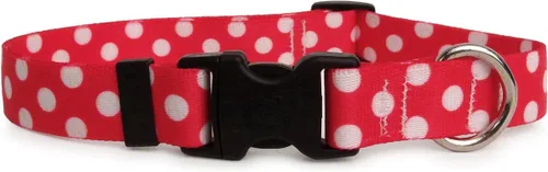 Vista 5 de Collar de diseño amarillo estándar para perro, pequeño, s, Marrón Lunares de Navidad