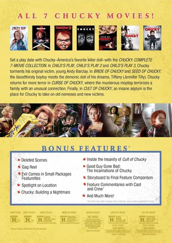 Vista 2 de Chucky Complete 7-Movie Collection DVD