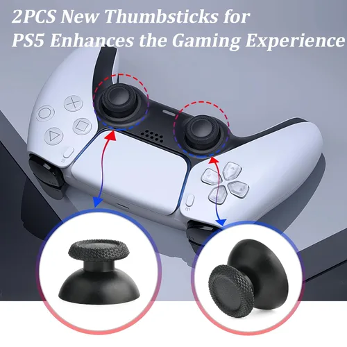 Vista 6 de for PS5 Joysticks Replacement for Sony PlayStation 5 PS5 Controller Joystick Replacement for PS5 Analog Stick Replacement Module Potentiometer for