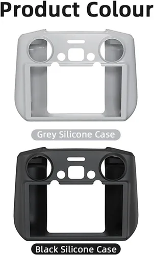 Vista 3 de Funda de silicona para DJI Air 3 RC 2 Controller Funda protectora RC Accesorios de control remoto (negro)