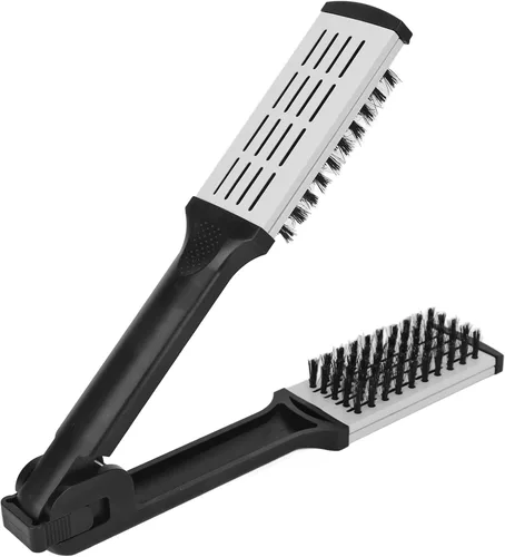 Vista 9 de Sorandy Peine alisador, alisador de cabello, cuidado efectivo del cabello para el hogar, cepillo alisador de cabello hueco transpirable con cepillos