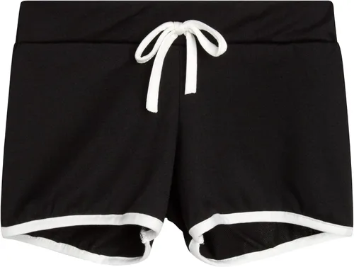 Vista 4 de Sweet Hearts Pantalones cortos deportivos para niña, paquete de 4 pantalones cortos deportivos de rizo francés para gimnasio, delfín fabricados