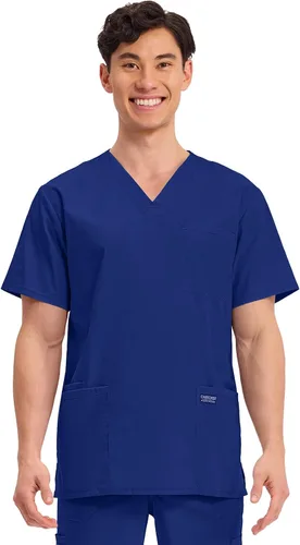 Vista 73 de Cherokee WW Professionals WW695 - Camisa de uniforme sanitario para hombre, con cuello en V