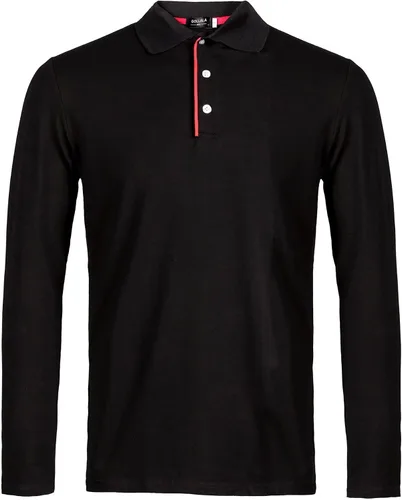 Vista 5 de Camisas polo de algodón para hombre, manga larga, absorben la humedad, camisas de golf con cuello