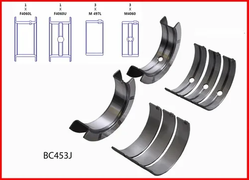 Vista 7 de Kit de reconstrucción del motor Compatible con: Jeep Wrangler 232 3.8L OHV V6 2007-2011