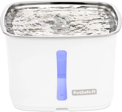 Vista 10 de PetSafe Viva Pet Fountain - Fomenta la hidratación saludable - Dispensador automático de agua con doble filtración - Fuente de agua ultra silenciosa