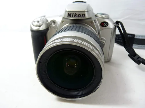 Vista 4 de Nikon Cámara SLR N55 de 1.378 in con lente de zoom de 1.102-3.150 in