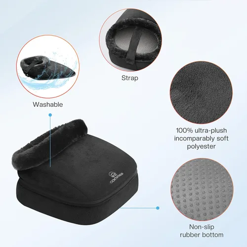 Vista 6 de COMFIER Shiatsu - Masajeador de pies con calor, masajeador de pies y espalda 2 en 1, máquina masajeador de pies para fascitis plantar, neuropatía