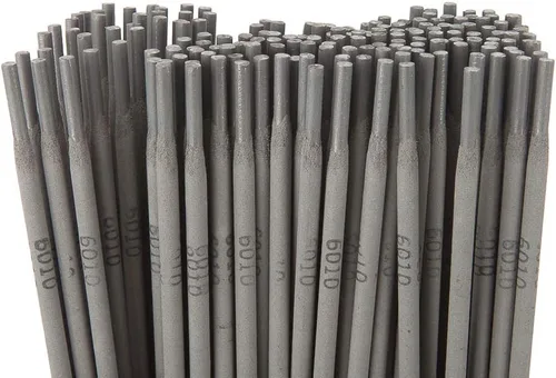 Vista 2 de Forney 31610 E6010 Varilla de soldadura, 1/8 pulgadas, 10 libras Heavy-duty 10-pound pack of 1/8-inch stick electrodes. Engineered for deep