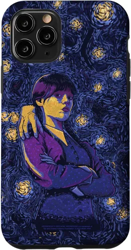 Vista 29 de Wednesday & Thing in Starry Night by Vincent Van Goth Case for iPhone 17