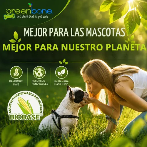 Vista 6 de Greenbone Bolsas ecológicas para excrementos de gatos o perros, a base de Natural