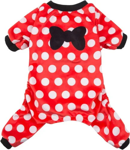 Vista 21 de CuteBone - Pijama de Halloween para perro, enterizos para cachorros, ropa suave para gatos, abrigo de Navidad para mascotas, cómodo traje de cuerpo