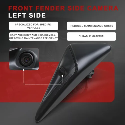 Vista 2 de 1495864-20-E 1495864-20-D Cámara lateral de guardabarros delantera izquierda compatible con el modelo 3 Modelo Y 2017-2021