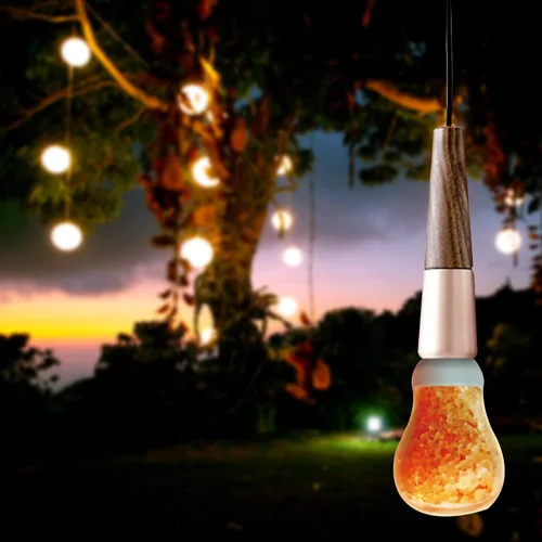 Vista 9 de Himalayan Glow - Foco LED equivalente a 60 W, lámpara de sal de 1 unidad, regulable, se adapta a la mayoría de lámparas de sal, ambiente cálido