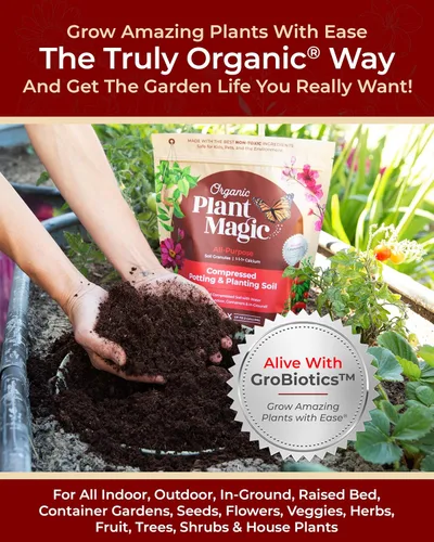 Vista 3 de Suelo de maceta orgánico comprimido para jardín, plantas y vegetales - Se expande 4 veces cuando se mezcla con agua - Uso en interiores o exteriores