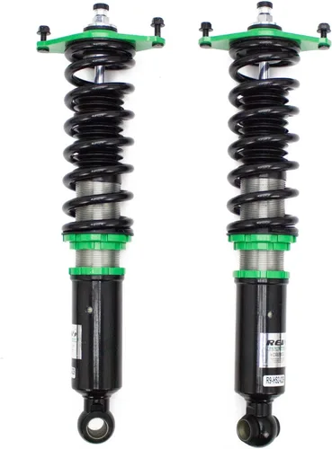 Vista 4 de Rev9 R9-HS2-029 Hyper-Street II Kit de bajada de suspensión de coilover, amortiguador monotubo con ajuste de rebote de 32 clics, longitud completa