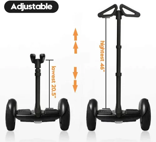 Vista 3 de Ninebot - Repuesto para manillar Ninebot miniPRO miniLITE S Self Balance Hoverboard con mango ajustable, liberación de presión de rodilla
