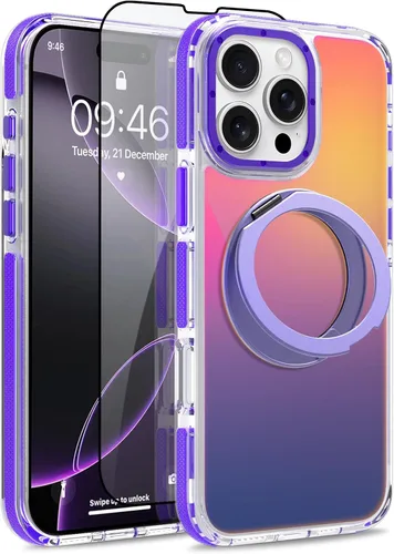 Vista 148 de Funda magnética para Google Pixel 10 Pro XL [compatible con Magsafe] [bonito diseño fluorescente de moda] a prueba de golpes, delgada, translúcida