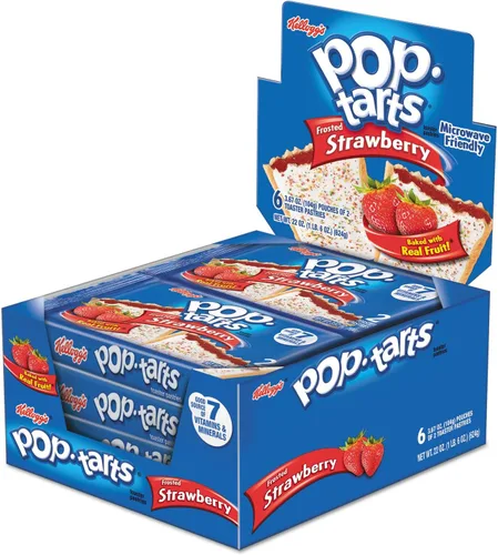 Vista 2 de Kellogg's Pop-Tarts Frosted Strawberry - 2 CT