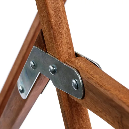 Vista 4 de BYER OF MAINE Silla de mariposa Pangean, silla de madera dura fácil de Verde bosque