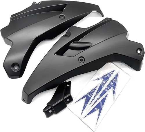 Vista 6 de Carenados de marco cónico profesional para Kawasaki Z900 2020 2021 2022 alerón de motor de motocicleta chasis inferior carenado accesorios de Negro