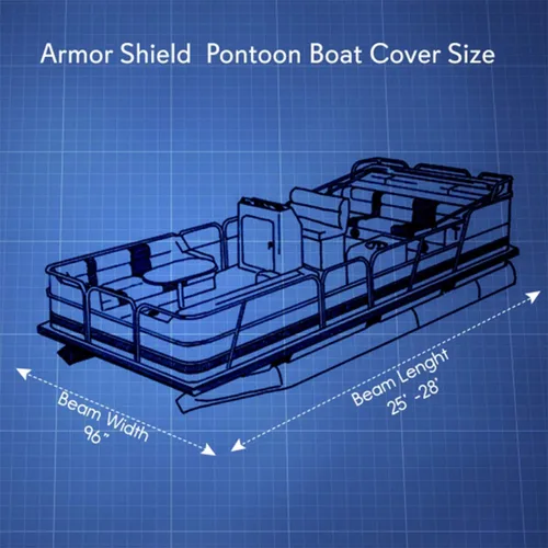 Vista 5 de Pyle PCVHP442, funda impermeable para pontón, tela de calidad naval 300 denier poliéster. Funda duradera, protege contra todo tipo de agua. Se