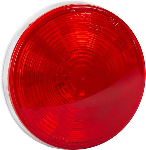 Vista 8 de Grote 54702 Luces LED Ovaladas de 6" de Parada, Trasera y Giro con Respaldo Integrado, Carcasa Rígida Integrada Rojo