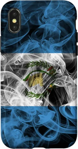 Vista 5 de Funda para iPhone 17 con diseño de bandera de Guatemala con estética ahumada