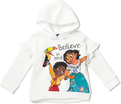 Vista 2 de Disney Encanto Mirabel - Sudadera con capucha de forro polar para niñas pequeñas y grandes