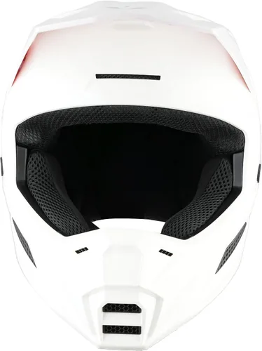 Vista 7 de 1Storm - Casco de motocross para jóvenes, ATV, BMX, MX, motocicleta todoterreno, kart, adolescente, blanco brillante Blanco brillante juvenil