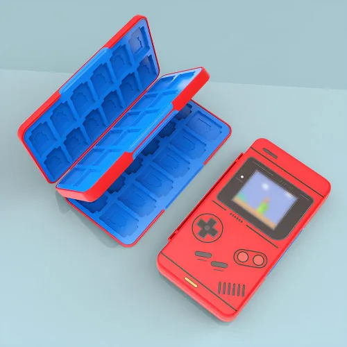 Vista 81 de PERFECTSIGHT Switch Game Case Compatible with Nintendo Switch Game Holder for Switch OLED/ Lite Game Card Case Cartridge with 24 Slots Game Card