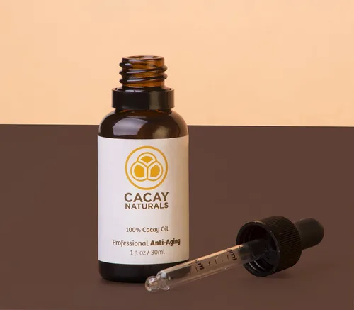 Vista 5 de Aceite facial - El mejor antienvejecimiento y antiarrugas para tu piel. Contiene aceite de cacao 100% puro. Disfruta de una piel más joven