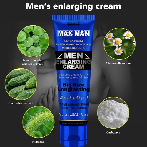 Vista 6 de Crema de masaje para hombres, mejora sexual, crema de erección para el pene se vuelve más larga, más gruesa, mejora de los hombres, aceite
