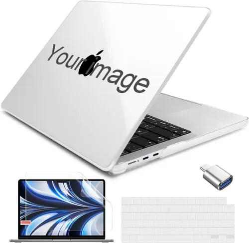 Vista 28 de Batianda AstroGrid - Funda para MacBook Air de 13.6" M2-M5 Chip, Galaxy Líneas abstractas