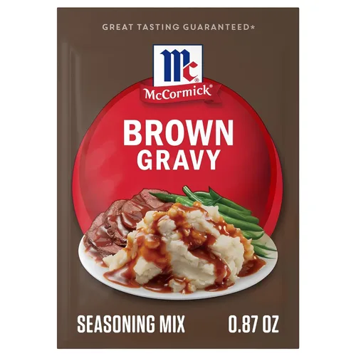 Vista 4 de McCormick - Mezcla de Brown Gravy - Sobre de condimentos, 0.87 onzas, paquete de 24