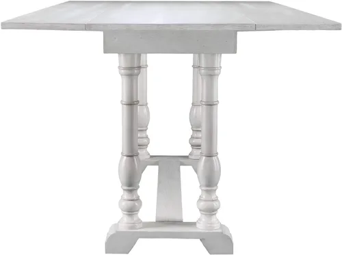 Vista 13 de SEI FURNITURE Edenderry Farmhouse - Mesa de comedor plegable con caballete, color marrón.