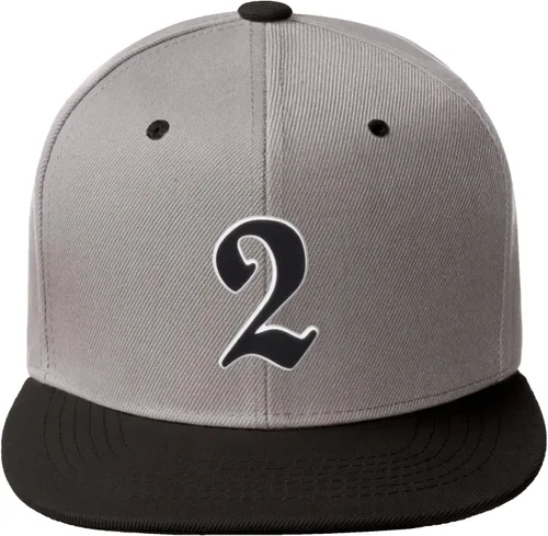 Vista 1587 de Daxton Gorra clásica con visera de billete plano con letras del alfabeto inglés antiguo de la A a la Z