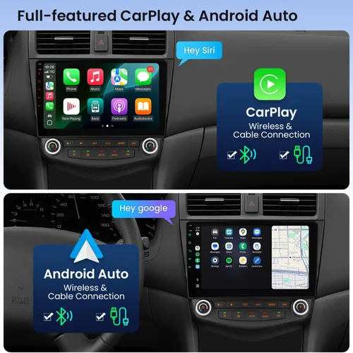 Vista 4 de XTRONS Estéreo de coche Android 14 de 10.1 "para Honda Accord 7th 2003-2007